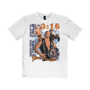 Vintage Style White Stone Cold Steve Austin Tee
